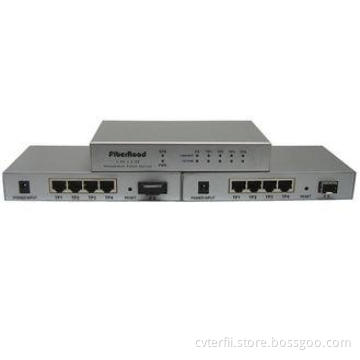 Multi Mode Single Mode TP Managed Fiber Optic Switch 10M /